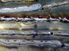 weld horizontal lines metal fresh colorful