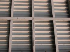 underside of a draw bridge