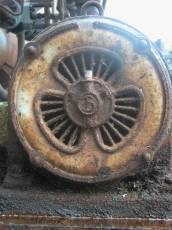 metal rusty disc motor ventilatir