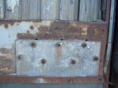 tabus metal hinge wood door rust plate steel
