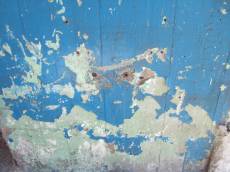 tabus blue fence paint wall
