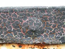 metals tar cracked texture seal black