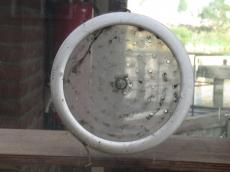 plastic booth hole holes ticket for speaking round circle