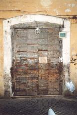 door wall walled up wall-up wood wooden plank planks abandoned shut