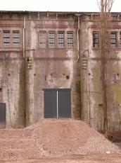 prison gotham city old rundown run down run-down factory abandoned mill