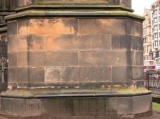 wall bricks ruine castle medieval edinburgh