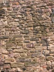 brick wall craggy rocks bricks rocky cement mortar brown