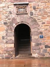 castle gate gateway stone stones arch archway path pathway stair 1566 exit only