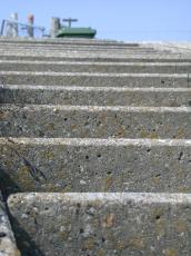 steps stone stairs blue