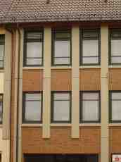 rigoletto facade windows glass building wall