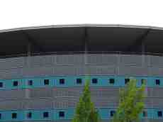 rigoletto carpark building fences cylinder car parking