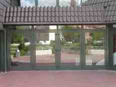 rigoletto facade glass doors windows reflection double doors frame