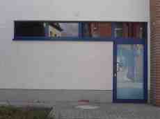 rigoletto wall house windows blue wood door entrance