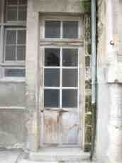door white wood wooden glass