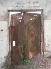 rusty metal door iron rust