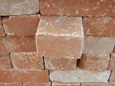 brick red wall
