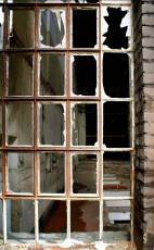 betina window windows broken thrown in shattered glass