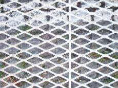 tabus grid metal hole holes white