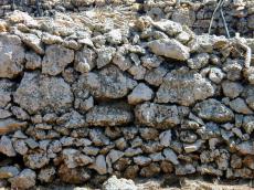 wall rocks grey stone rubble