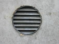 concrete vent metal walls texture grid circle