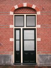 walls door entrance wooden windows arch brickwall