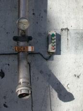 hose pipe duct airvent lucht gauges button buttons round pressure control panel