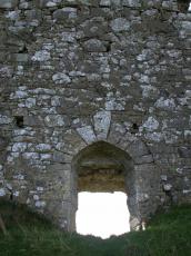 wall castle gate portal door bricks brick