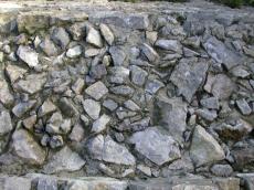 wall stone stones roman grey hard heap