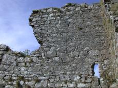 old ruine wall bricks stones old stone