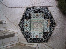 wall ordament mosaic stairs