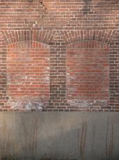 wall windows bricked up bricks solid flat sheer